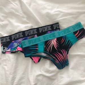 New set of two Victoria Secret PINK bikini briefs